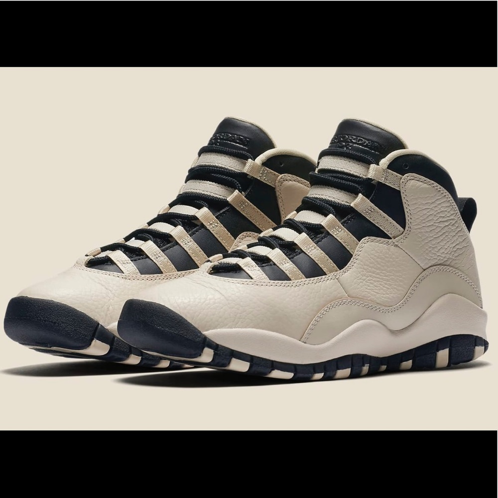 Air Jordan 10Gs pearl white black sneaker
